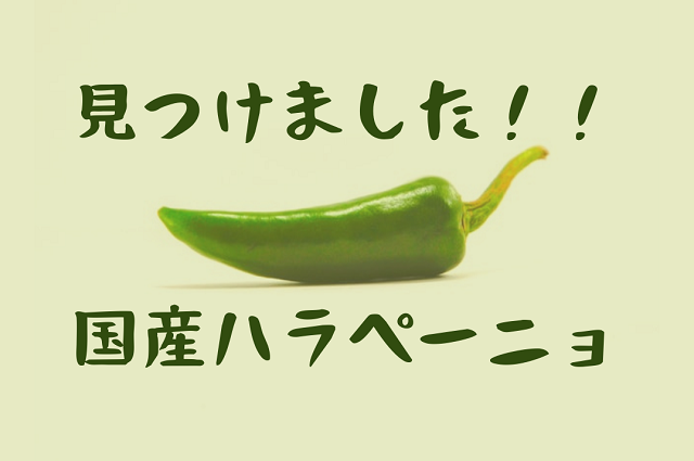 発見 フレッシュハラペーニョ日本で購入する方法 居酒屋つぼい